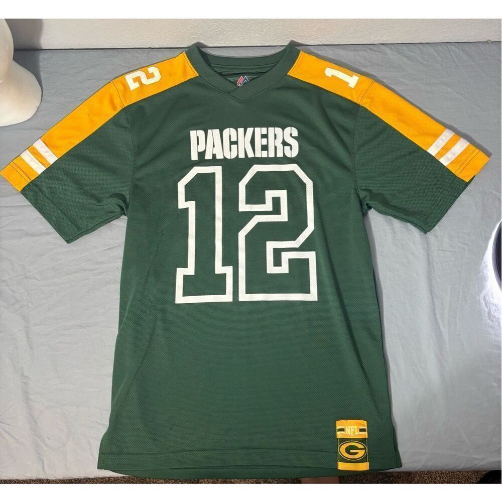 Green Bay Packers Aaron Rodgers #12 Women’s/Child Majestic Jersey  READ